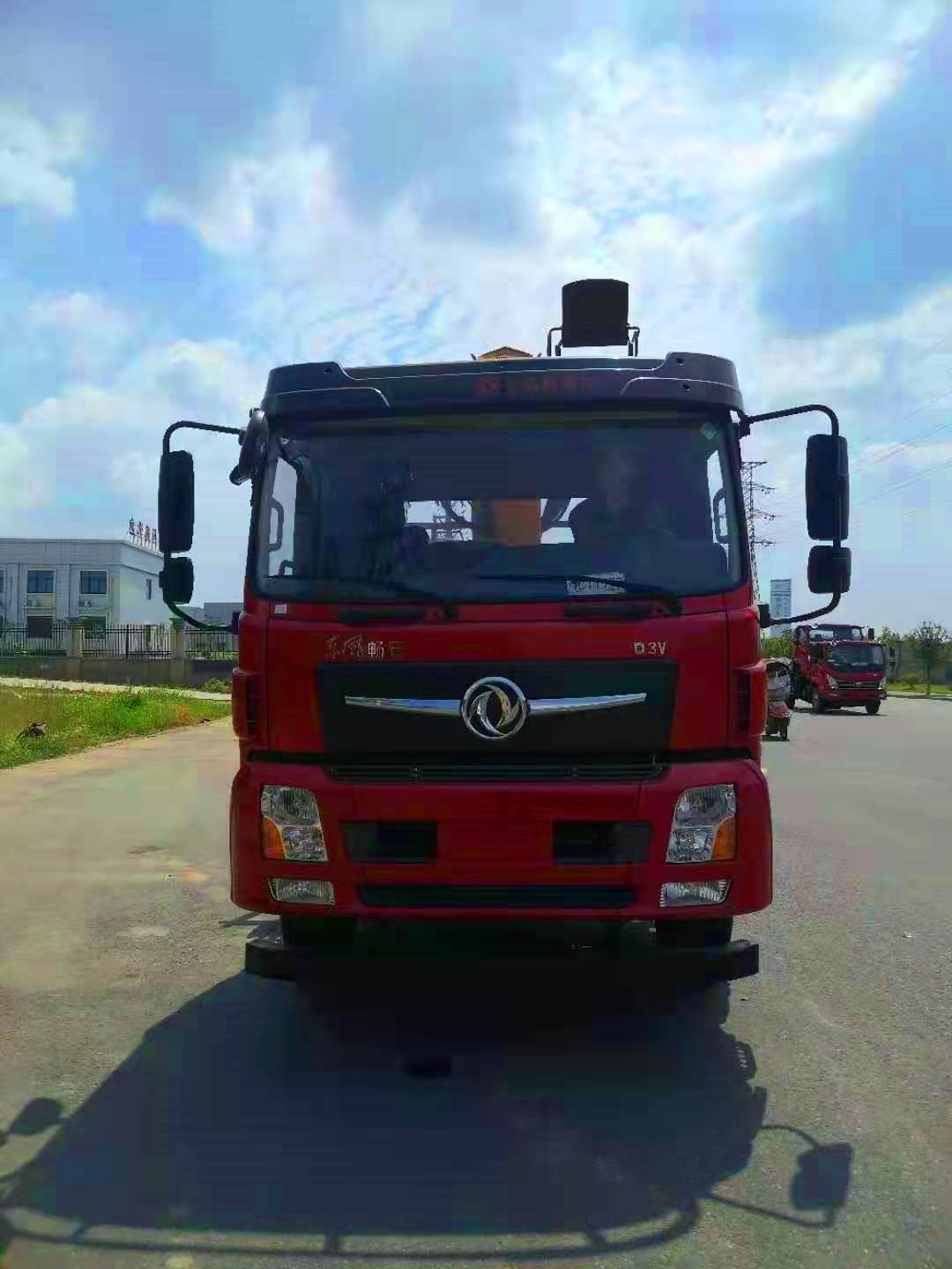 程力威牌CLW5258JSQ6SZ型随车起重运输车