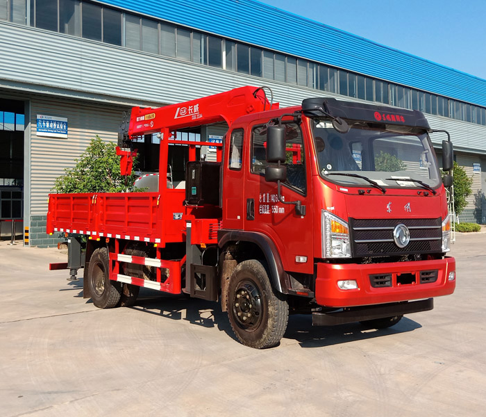 程力威牌CLW5141JSQ6SZ型随车起重运输车