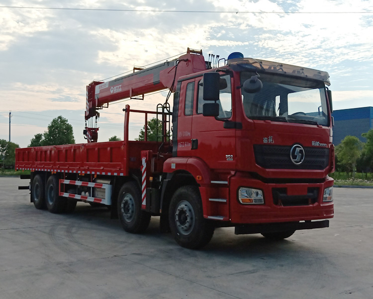 程力威牌CLW5316JSQ6SZ型随车起重运输车