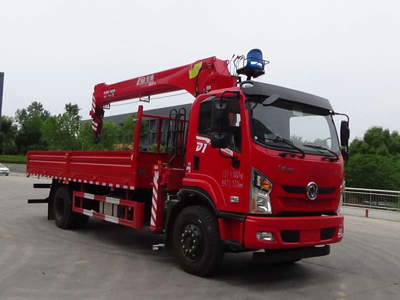 程力威牌CLW5162JSQ6SZ型随车起重运输车